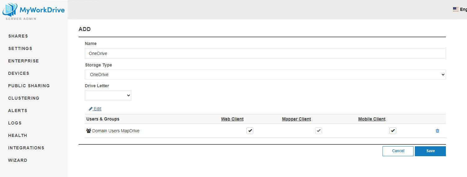 OneDriveSharePointChooseClientsGroups
