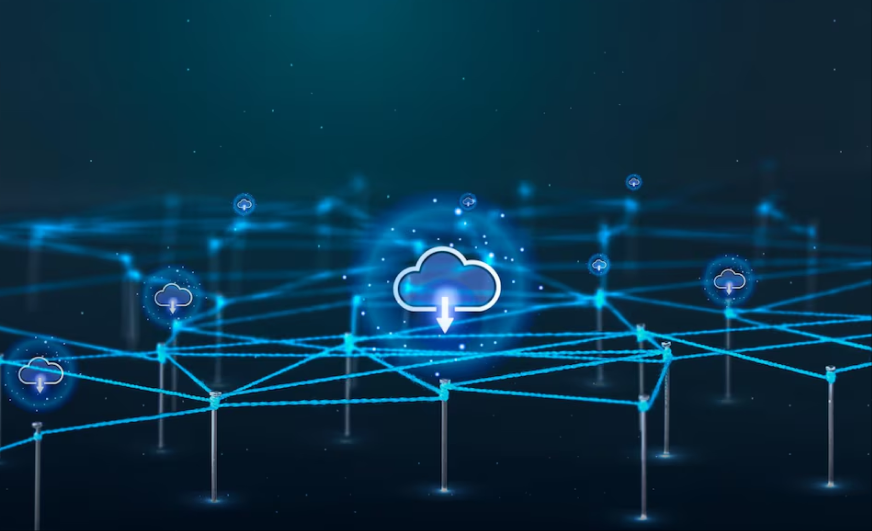 Azure Files architecture showing on-prem cache and cloud sync